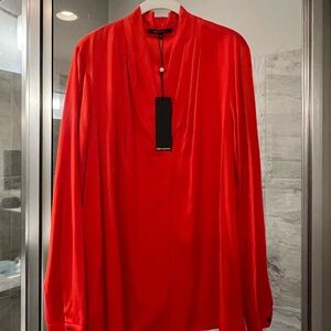 Kobi Halperin Bold Red Women’s Dress Shirt